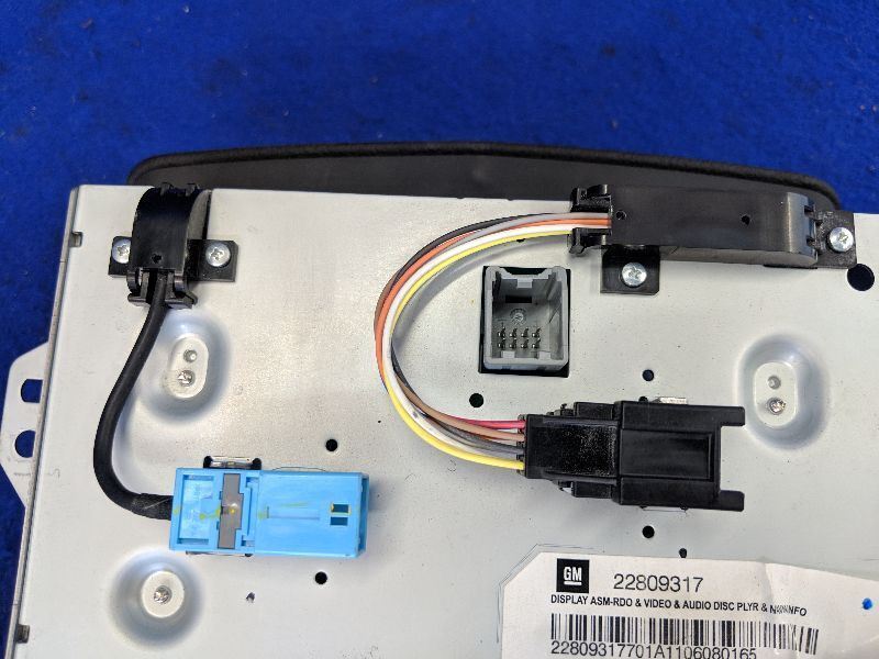 2008-2015 Cadillac SRX Dash Display Screen Information Screen 22809317 OEM - The Parts Farm