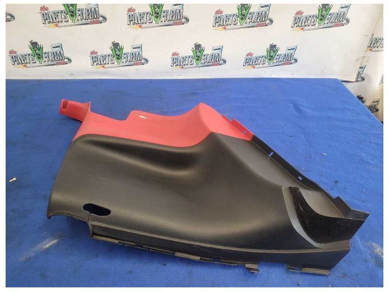 1994-1998 Ford Mustang GT Coupe Driver LH Rear Quarter Plastic Trim Red Black - The Parts Farm