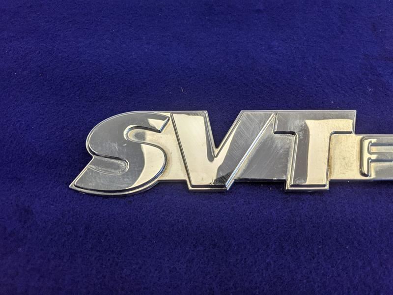 1999-2004 Ford Lightning F150 SVT Pickup Truck Emblem Rear Tail Gate Back Silver - The Parts Farm