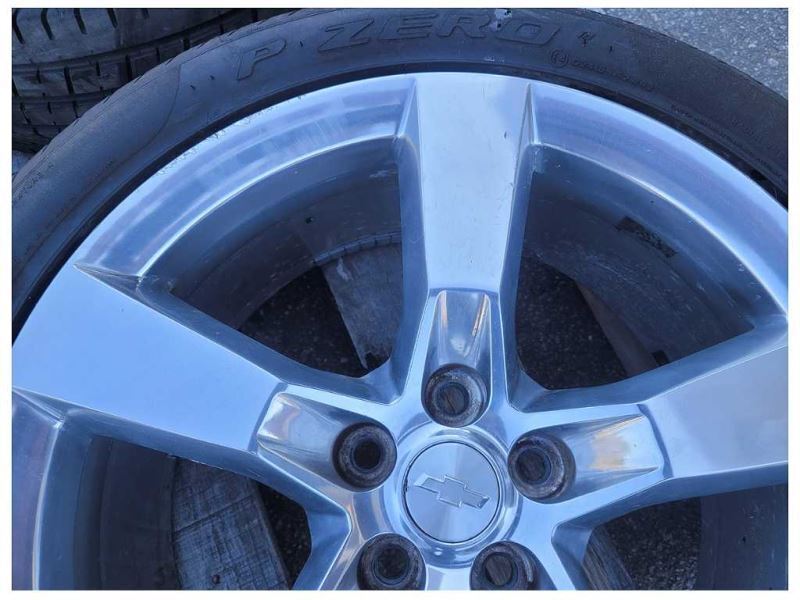 2010-2015 Chevrolet Camaro SS Wheel 20x9 Rear 5 Spoke Polished *Scuffs* 2503 - The Parts Farm