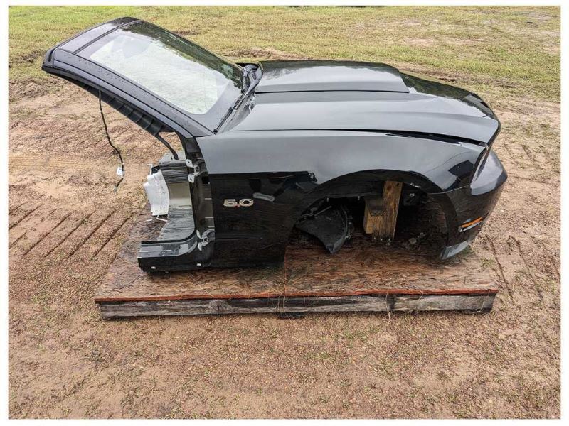 2010-2012 Ford Mustang GT S197 Front Clip Bumper Fender Hood Paint G1 2309 - The Parts Farm