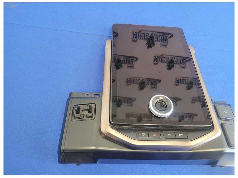 2022 Ford F150 Lightning Display Screen Bezel Radio Receiver Surround 2523 - The Parts Farm