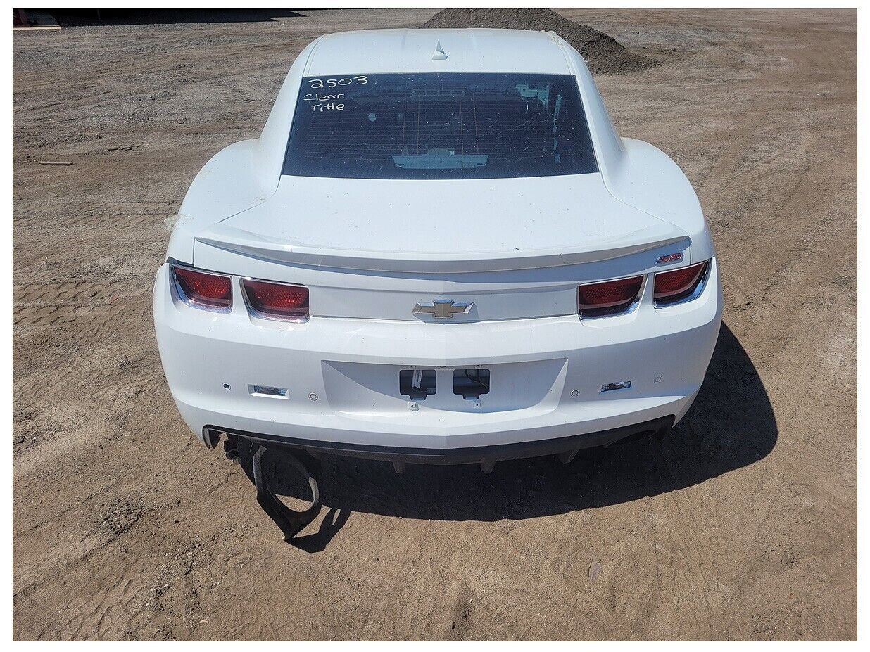 Stock 2503. 2013 Chevrolet Camaro 2SS Coupe Clear Title Frame Body Shell Paint White 52k Mile 2503 - The Parts Farm