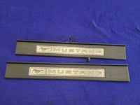 2015-2023 Ford Mustang GT S550 Pair of Lighted Door Sill Scuff Plates 2346 - The Parts Farm