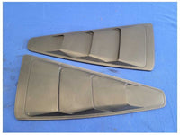 2005-2014 Ford Mustang GT Coupe Pair Side Louvers Window Paint Matte Black 2585 - The Parts Farm