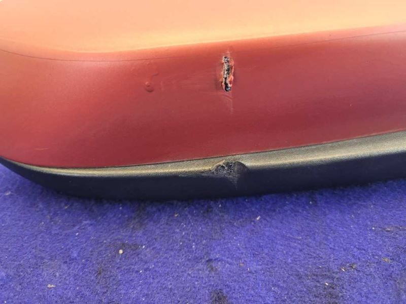 2013-2014 Ford Mustang GT Passenger Rear View Mirror Spotter Glass Paint UA - The Parts Farm
