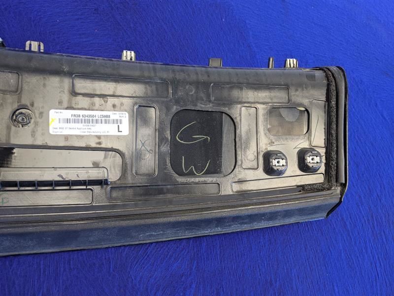 2015-2017 Ford Mustang GT Tail Finish Panel Black With Model Emblem OEM - The Parts Farm