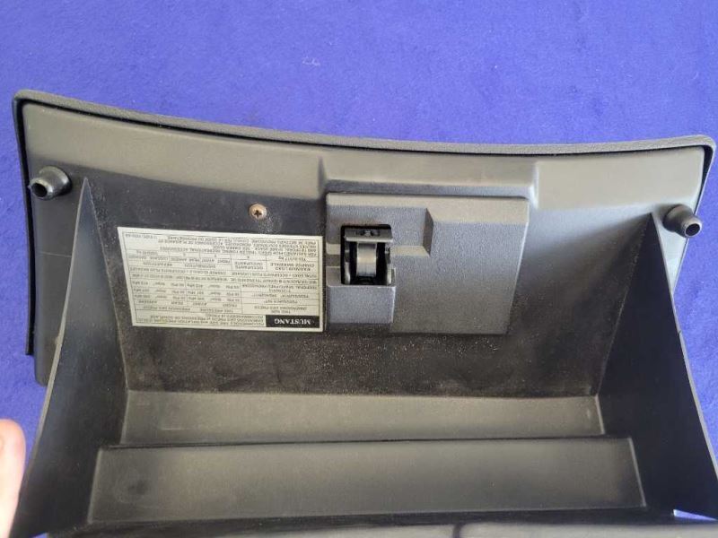 1994-1998 Ford Mustang GT 5.0L Convertible Glove Box Passenger Black 2406 - The Parts Farm