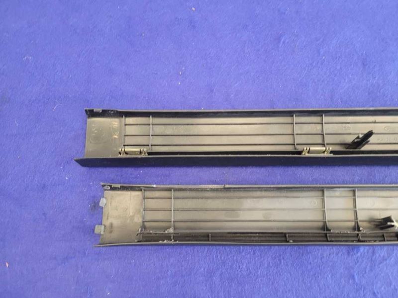 1994-1998 Ford Mustang GT 5.0 Convertible Pair Door Sill Scuff Plates Black 2406 - The Parts Farm