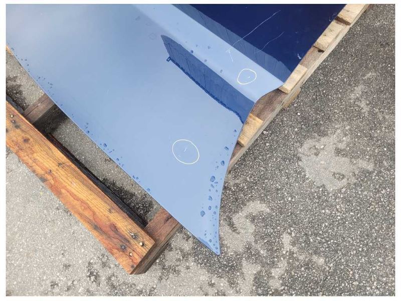 2010-2015 Chevrolet Camaro SS Hood Front Shell Bonnett Paint Blue 2588 - The Parts Farm