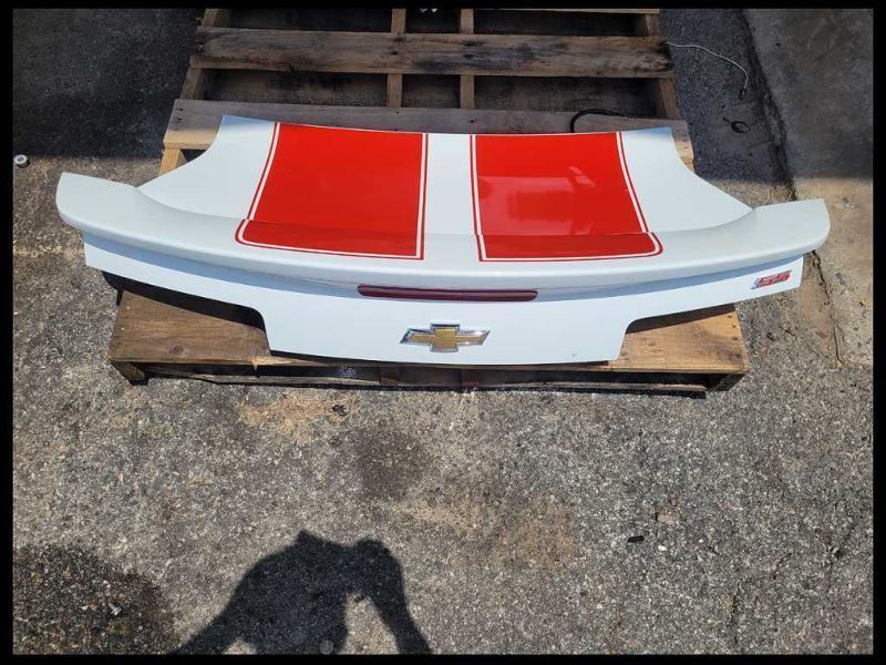 2014-2015 Chevrolet Camaro SS Coupe Rear Back Deck Lid Spoiler D80 Paint White - The Parts Farm