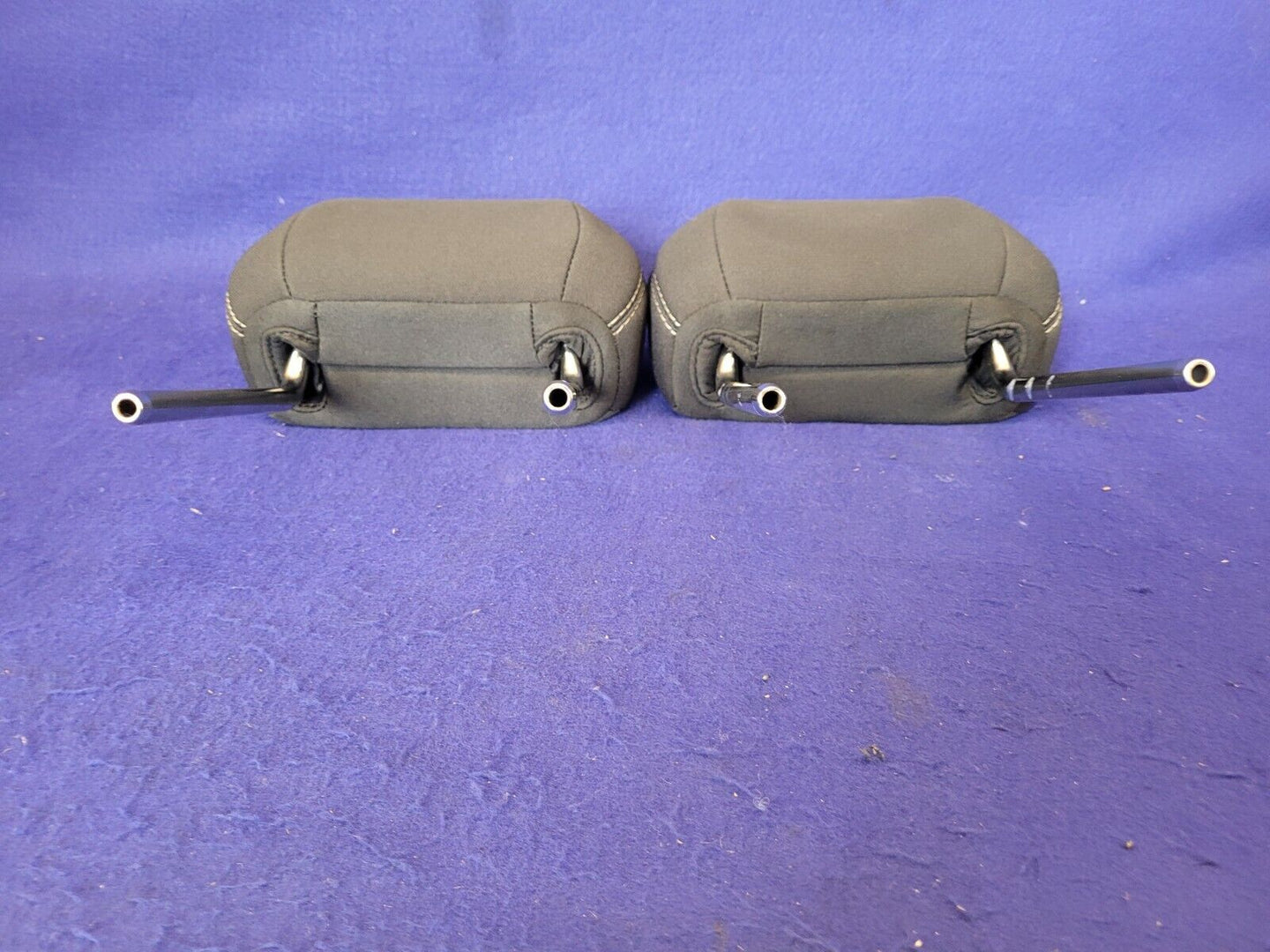 2018-2023 Ford Mustang GT S550 Cloth Pair Headrests Head Stitching Adjustable - The Parts Farm