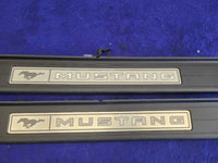 2015-2023 Ford Mustang GT S550 Pair Door Sill Plates Scuff Panel Light 2353 - The Parts Farm