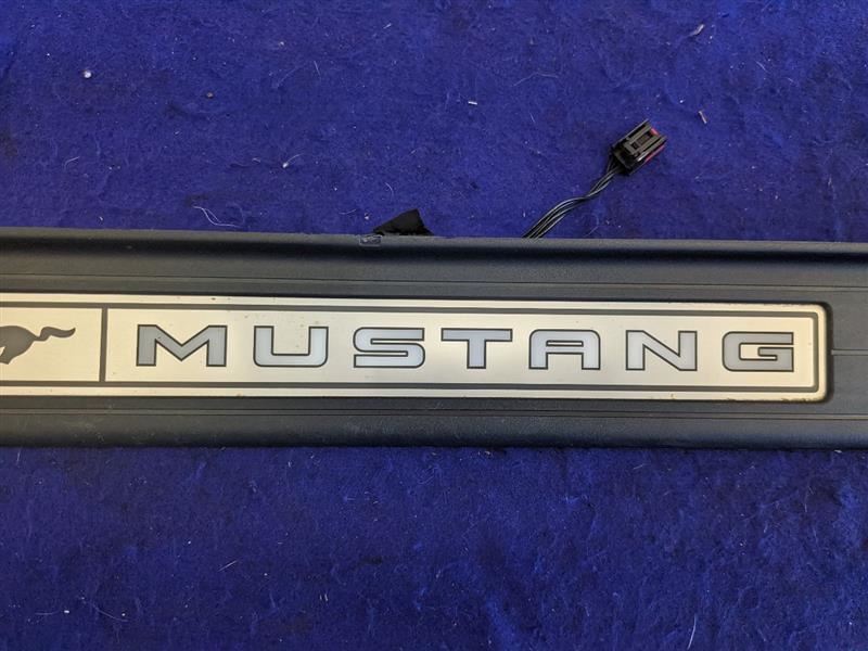 2015-2023 Ford Mustang GT S550 Pair Lighted Door Sill Plates Scuff 2227 - The Parts Farm