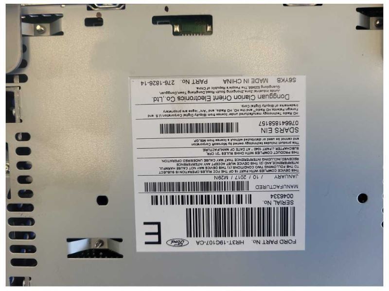 2017 Ford Mustang GT S550 Audio Radio Receiver AM FM CD Single Disc 2544 - The Parts Farm