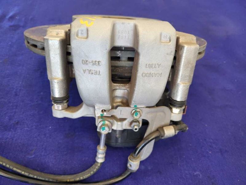 2017 2018 2019 2020 Tesla Model 3 Long Range Driver Left Rear Caliper Rotor Pad - The Parts Farm