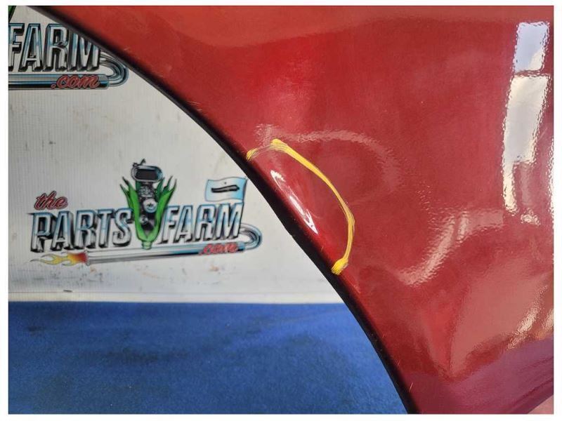 2008-2009 Pontiac G8 Sedan 6.0L V8 Driver Front Fender Paint Maroon 2529 - The Parts Farm