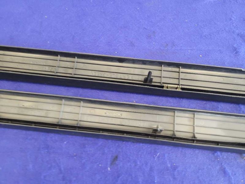 1994-1998 Ford Mustang GT 5.0 Convertible Pair Door Sill Scuff Plates Black 2406 - The Parts Farm