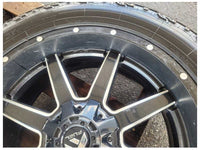 2015-2020 Ford F150 Pickup Truck Fuel Wheel 22x9.5 Black Paint Scuffs Toyo 2552 - The Parts Farm