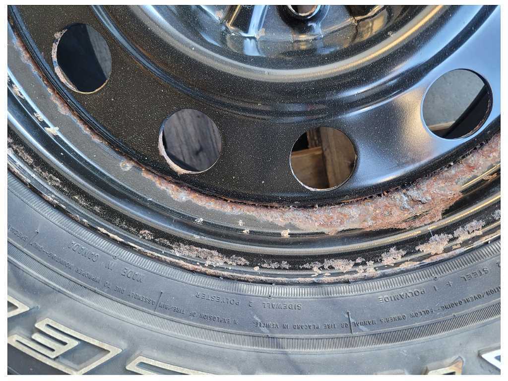 2015-2022 Ford F150 Pickup Truck Wheel 17x7.5 Steel 12 Holes Painted Spare 2505 - The Parts Farm