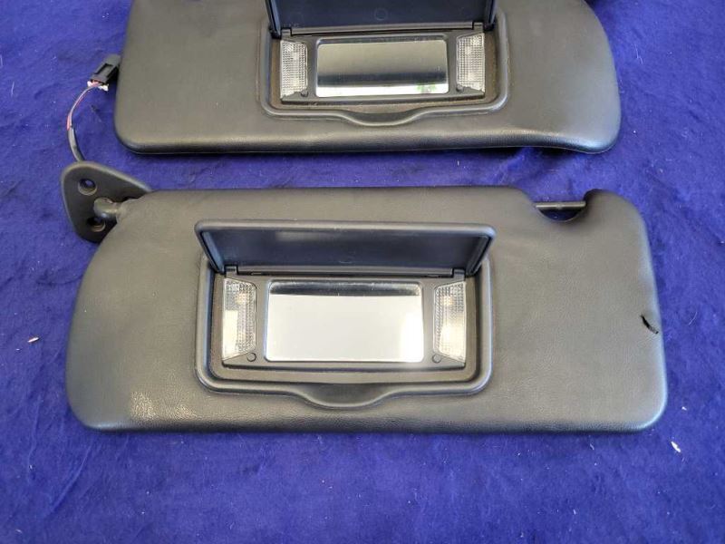 2003-2006 Chevrolet SSR Pickup Truck Pair Sun Visors Shade Light Black - The Parts Farm