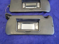 2003-2006 Chevrolet SSR Pickup Truck Pair Sun Visors Shade Light Black - The Parts Farm