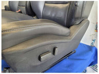 2012-2015 Chevrolet Camaro SS Convertible Set Seats Bucket Leather Blue 2582 - The Parts Farm