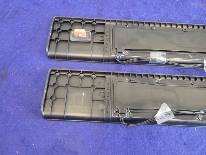 2015-2023 Ford Mustang GT S550 Pair Door Sill Plates Scuff Panel Light 2353 - The Parts Farm