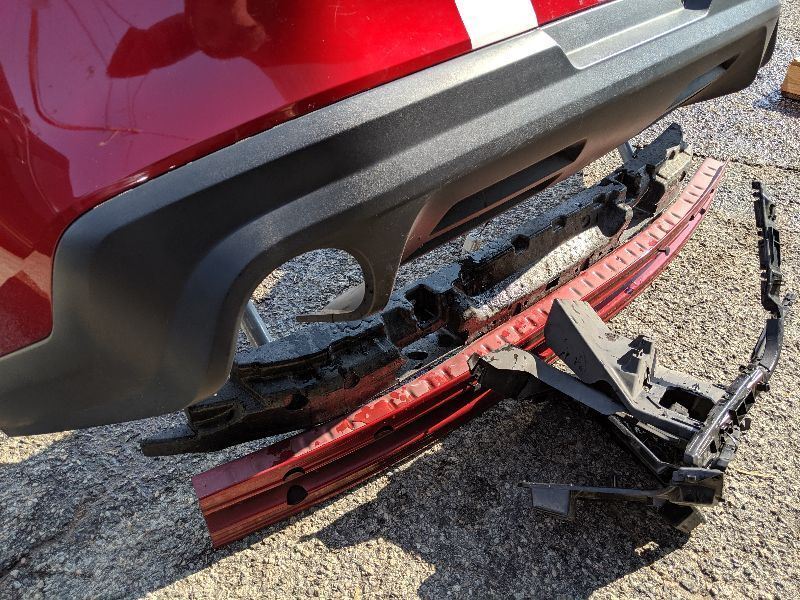 2010-2012 Ford Mustang GT Rear Bumper Dual Exhaust NO Park Assist Code RZ - The Parts Farm