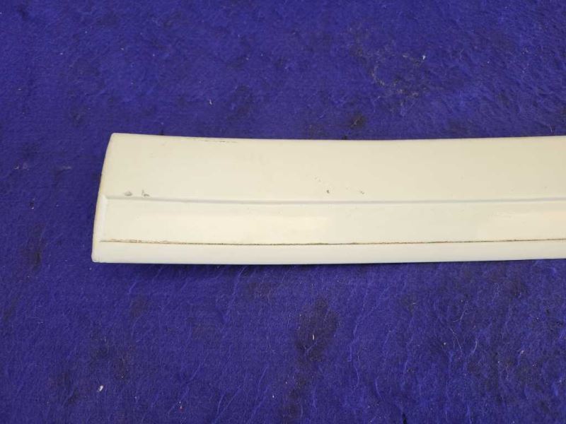 1987-1993 Ford Mustang GT LX 5.0L Driver Left Door Molding Trim Paint White - The Parts Farm
