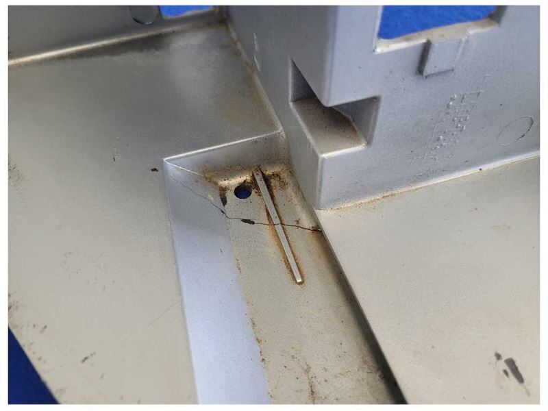 2003-2004 Ford Mustang Cobra SVT Front Header Panel Bumper Support Paint YN 2573 - The Parts Farm