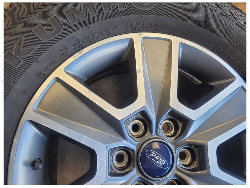 2015-2020 Ford F150 Pickup Truck Wheel 18x7.5 Painted 6 Spoke Silver Tire 2509 - The Parts Farm
