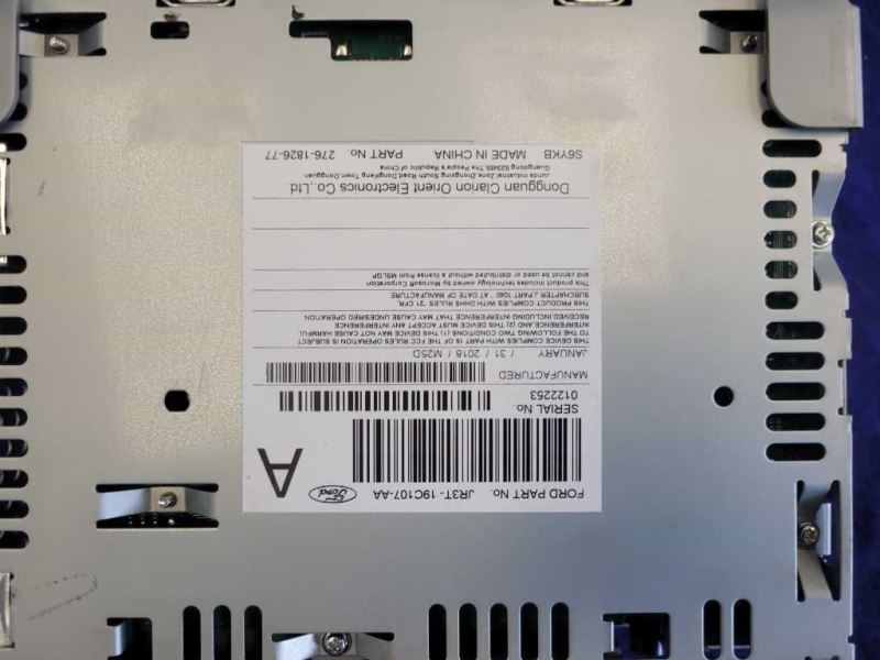 2018 Ford Mustang GT S550 Audio Radio Receiver AM FM CD Single Disc 2424 - The Parts Farm