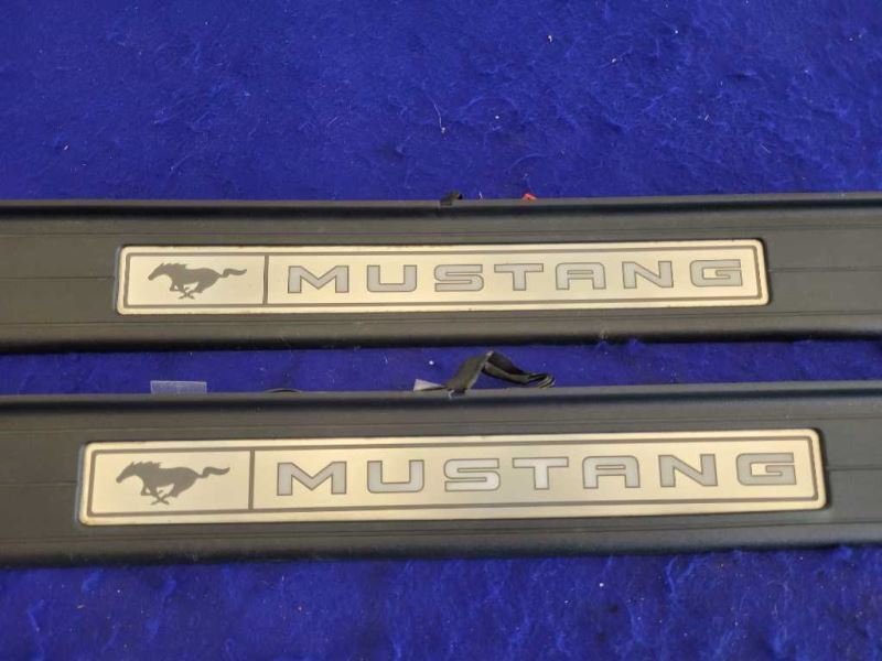 2015-2023 Ford Mustang GT S550 Pair Door Sill Plates Scuff Lighted Light 2279 - The Parts Farm