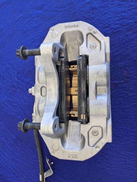 2017 2018 2019 2020 Tesla Model 3 OEM Passenger Right Brembo Caliper Rotor Lines - The Parts Farm