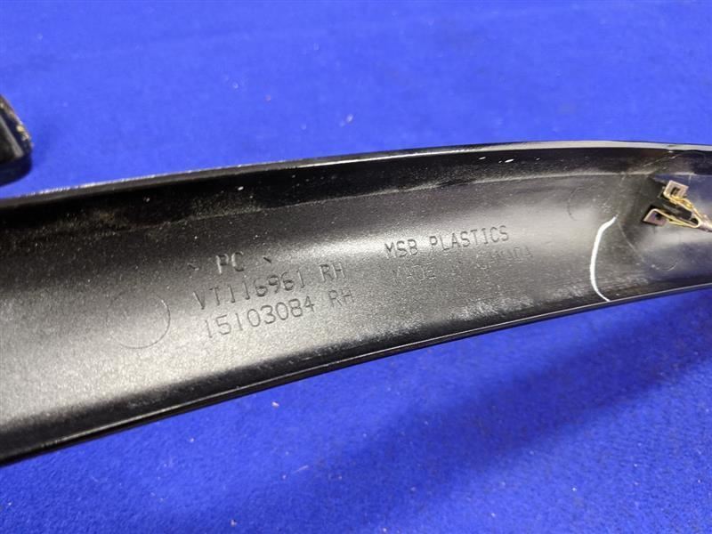 2003-2006 Chevrolet SSR Upper Dash Trim Pieces Extension Black OEM Factory - The Parts Farm