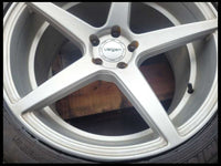 2015-2021 Ford Mustang GT S550 3 Wheels Velgen 20x9 20x10.5 Silver Spoke Rash - The Parts Farm