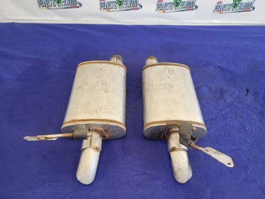 1999-2004 Ford Mustang Cobra SVT DOHC Pair Aftermarket Mufflers Exhaust 2276 - The Parts Farm