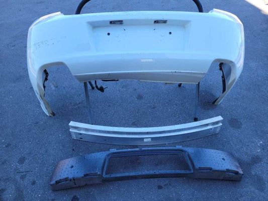 2016-2017 Chevrolet Caprice 6.0L Sedan Rear Back Bumper Cover Paint White - The Parts Farm