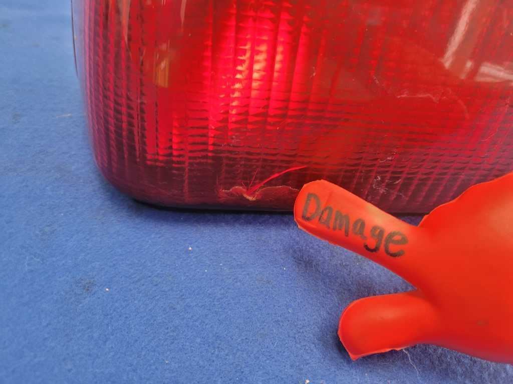 1987-1993 Ford Mustang GT 5.0L Driver Left Rear Taillight Lamp Lens 2603 - The Parts Farm