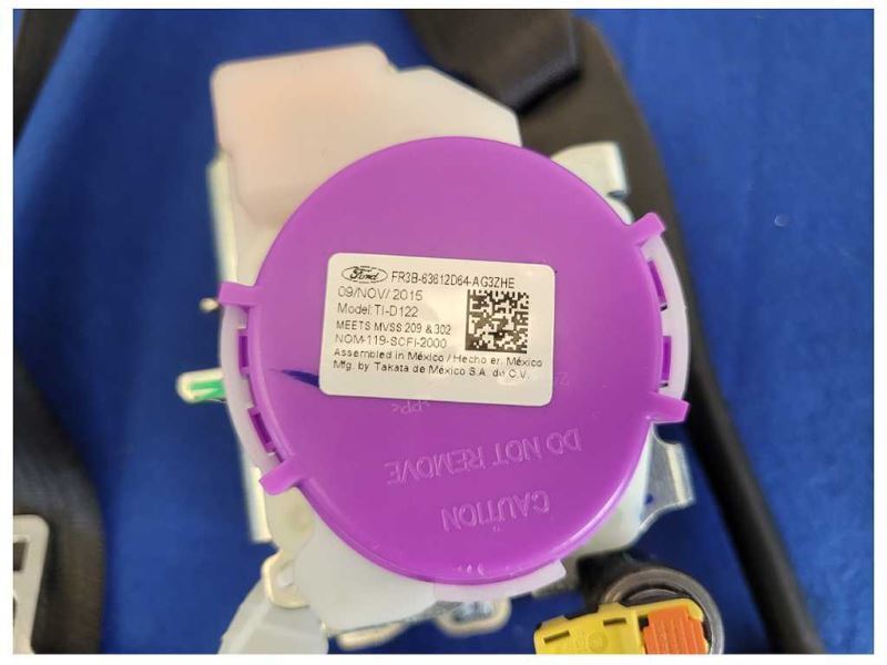 2015-2017 Ford Mustang GT S550 Passenger RH Coupe Front Seat Belt Retractor 2594 - The Parts Farm