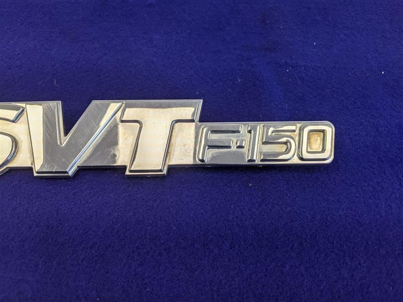 1999-2004 Ford Lightning F150 SVT Pickup Truck Emblem Rear Tail Gate Back Silver - The Parts Farm