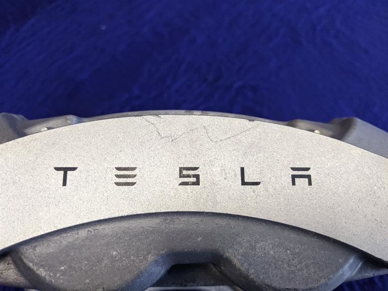 2017 2018 2019 2020 Tesla Model 3 OEM Passenger Right Brembo Caliper Rotor Lines - The Parts Farm