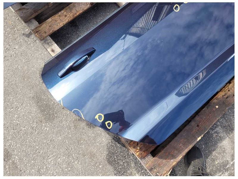 2010-2015 Chevrolet Camaro SS Passenger Front Door Coupe Shell Paint Blue 2462 - The Parts Farm
