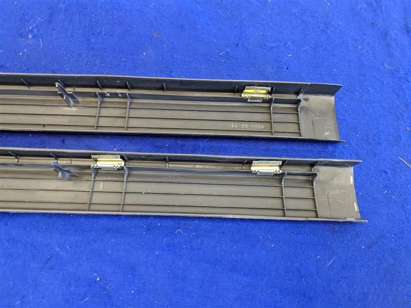 2003-2004 Ford Mustang Cobra SVT DOHC 4.6L Pair Door Sill Scuff Plates Black - The Parts Farm