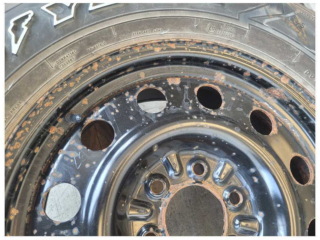 2015-2020 Ford F150 4x4 Pickup Truck Wheel 18x7.5 Steel Spare 12 Hole Tire 2576 - The Parts Farm