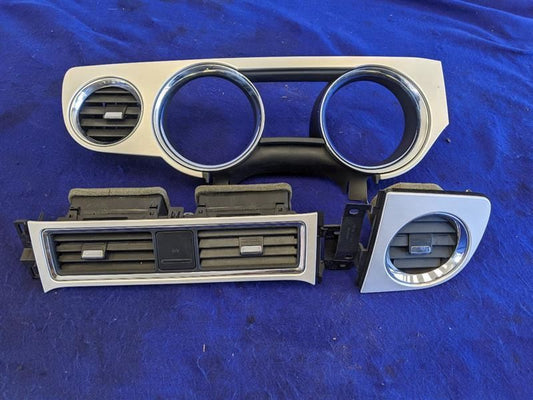 2011-2014 Ford Mustang GT 5.0L Dash Trim Kit Panel Vent Bezel Premium Gauge - The Parts Farm