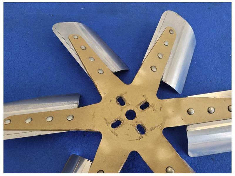 1987-1993 Ford Mustang GT LX 5.0L Front Aluminum Fan Blade Aftermarket 2516 - The Parts Farm
