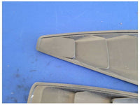 2005-2014 Ford Mustang GT Coupe Pair Side Louvers Window Paint Matte Black 2585 - The Parts Farm