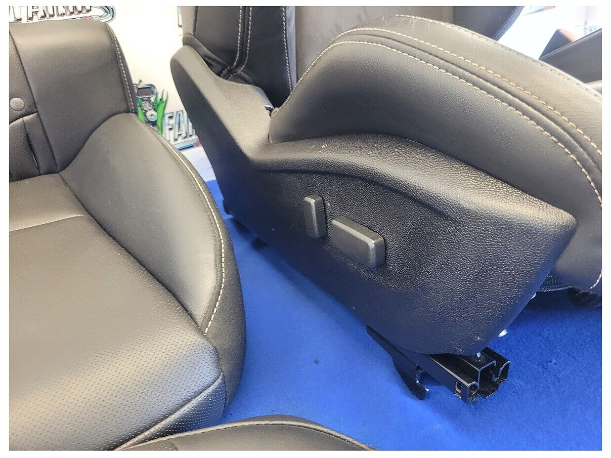 2010-2015 Chevrolet Camaro SS Recaro Coupe Bucket Leather Suede Seats Seat 2592 - The Parts Farm
